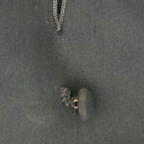 Vintage Infant Coat & Bonnet Set Navy Blue 1950s Double-Breasted Pleated - Picture 9 of 11